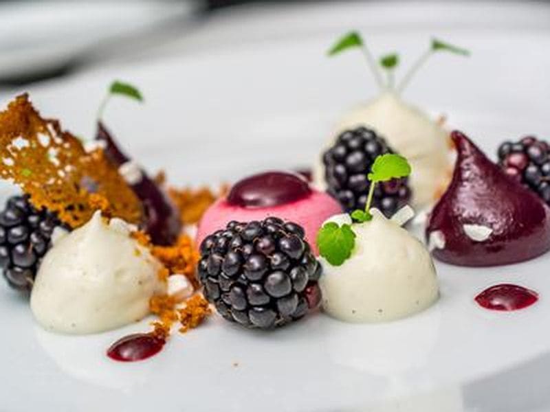Dessert and café at Monsieur Dior