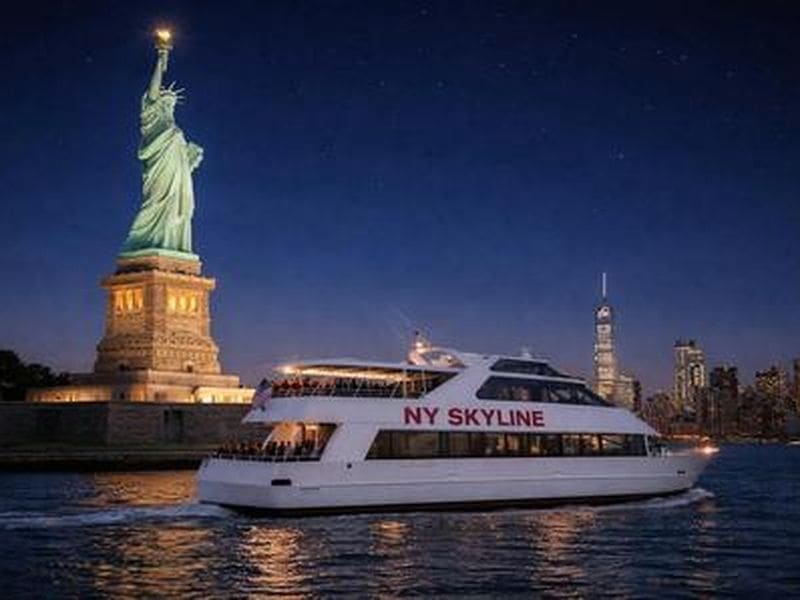 Buffet dinner cruise in New York Harbor