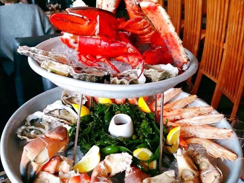 Chef counter at FOUR Oyster Bay