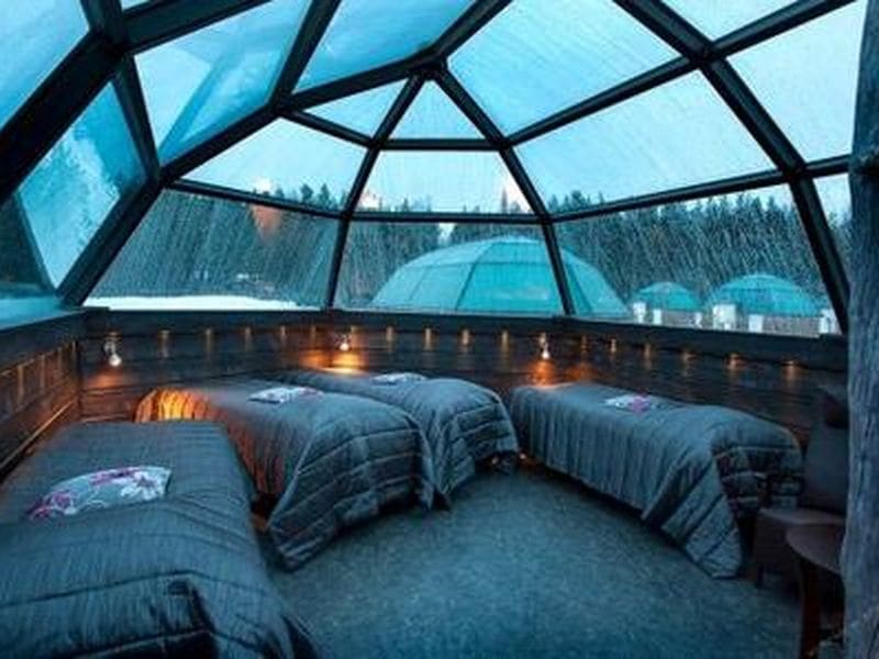 Snowmobiling adventure included in the Borealis Basecamp winter package