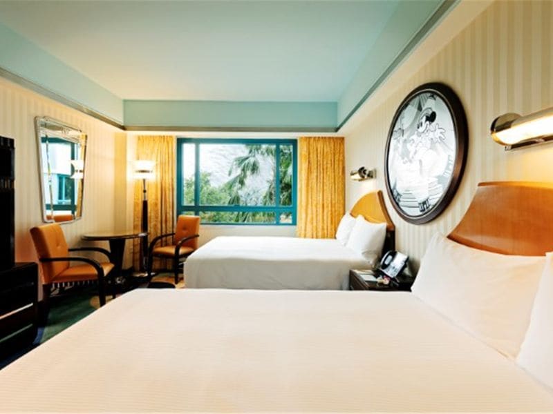 Music-themed Disney value resort room