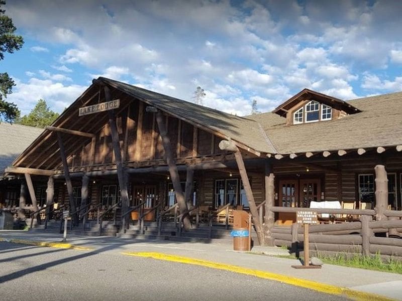 Frontier cabin near Old Faithful Lodge